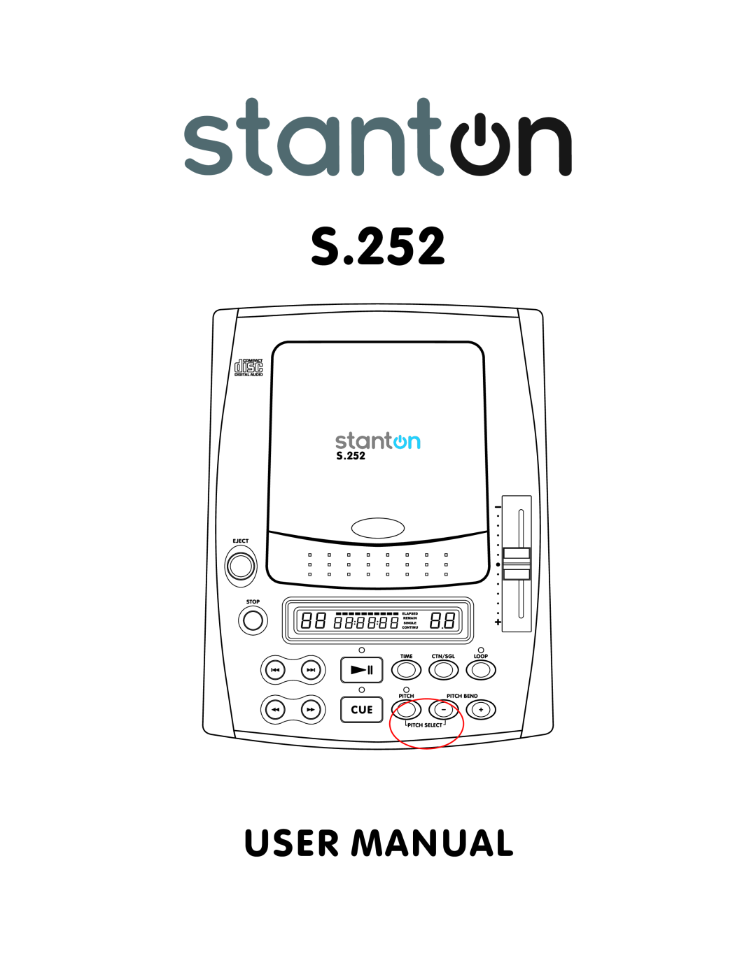 Stanton S.252 user manual 