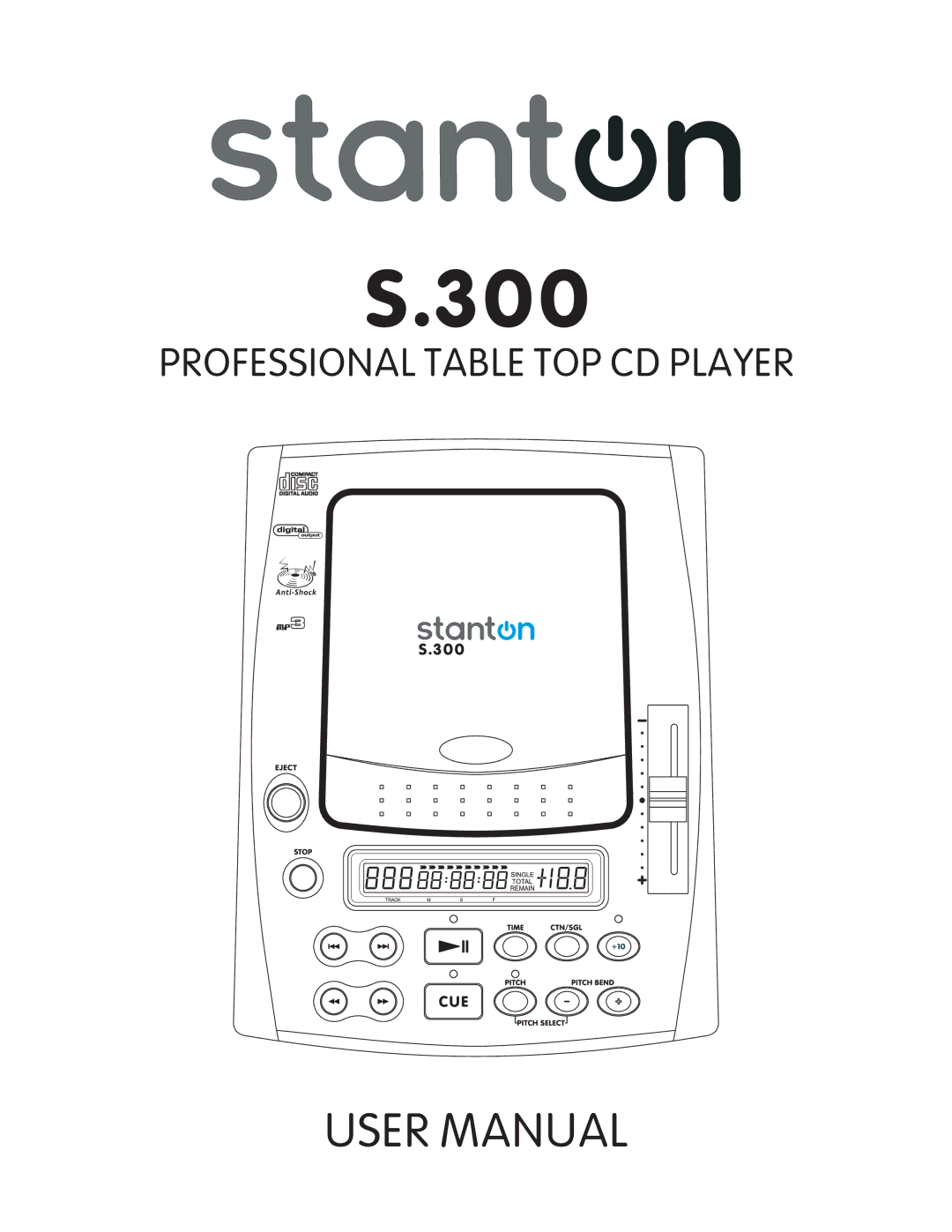 Stanton S.300 user manual 