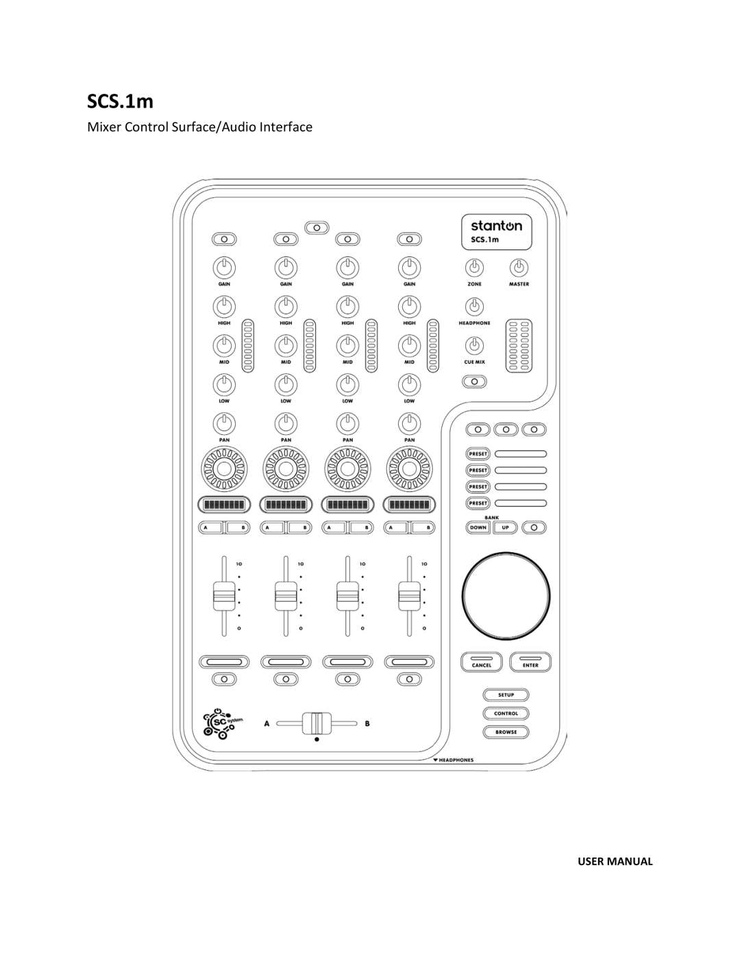 Stanton SCS.1m user manual 