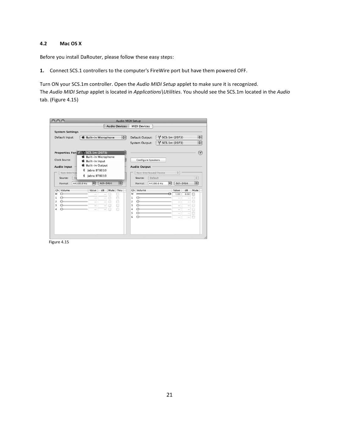 Stanton SCS.1m user manual Mac OS 