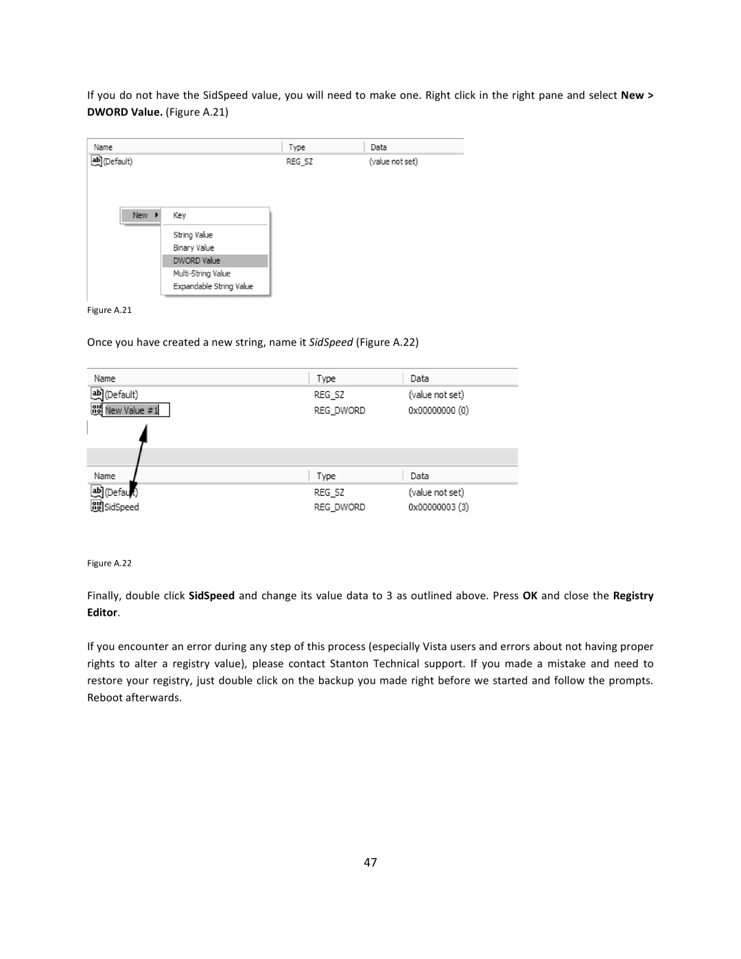 Stanton SCS.1m user manual Figure A.21 