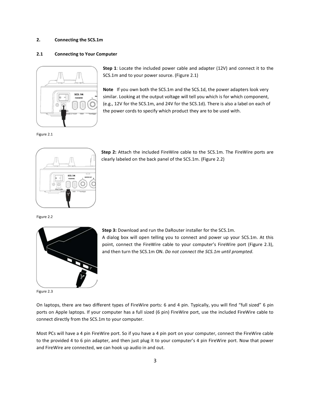 Stanton user manual Connecting the SCS.1m Connecting to Your Computer 