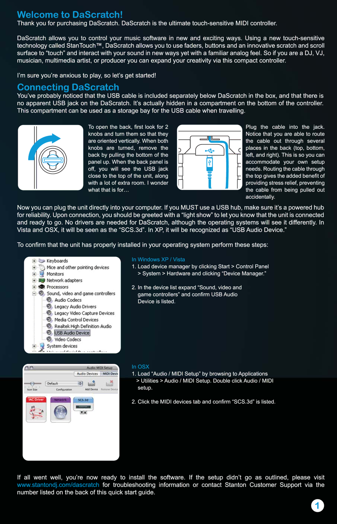 Stanton SCS.3d manual 