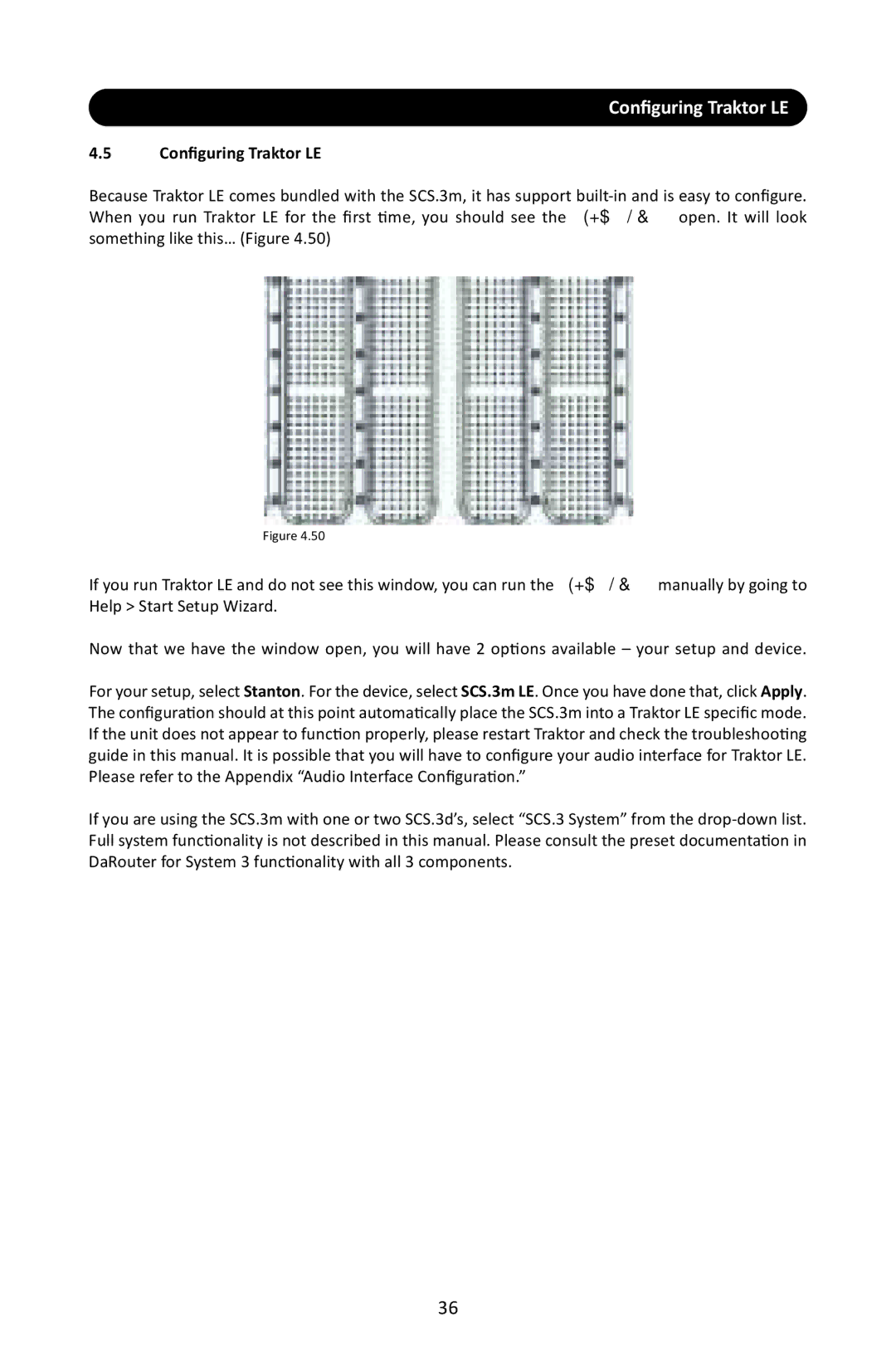 Stanton SCS.3M user manual Conﬁguring Traktor LE 