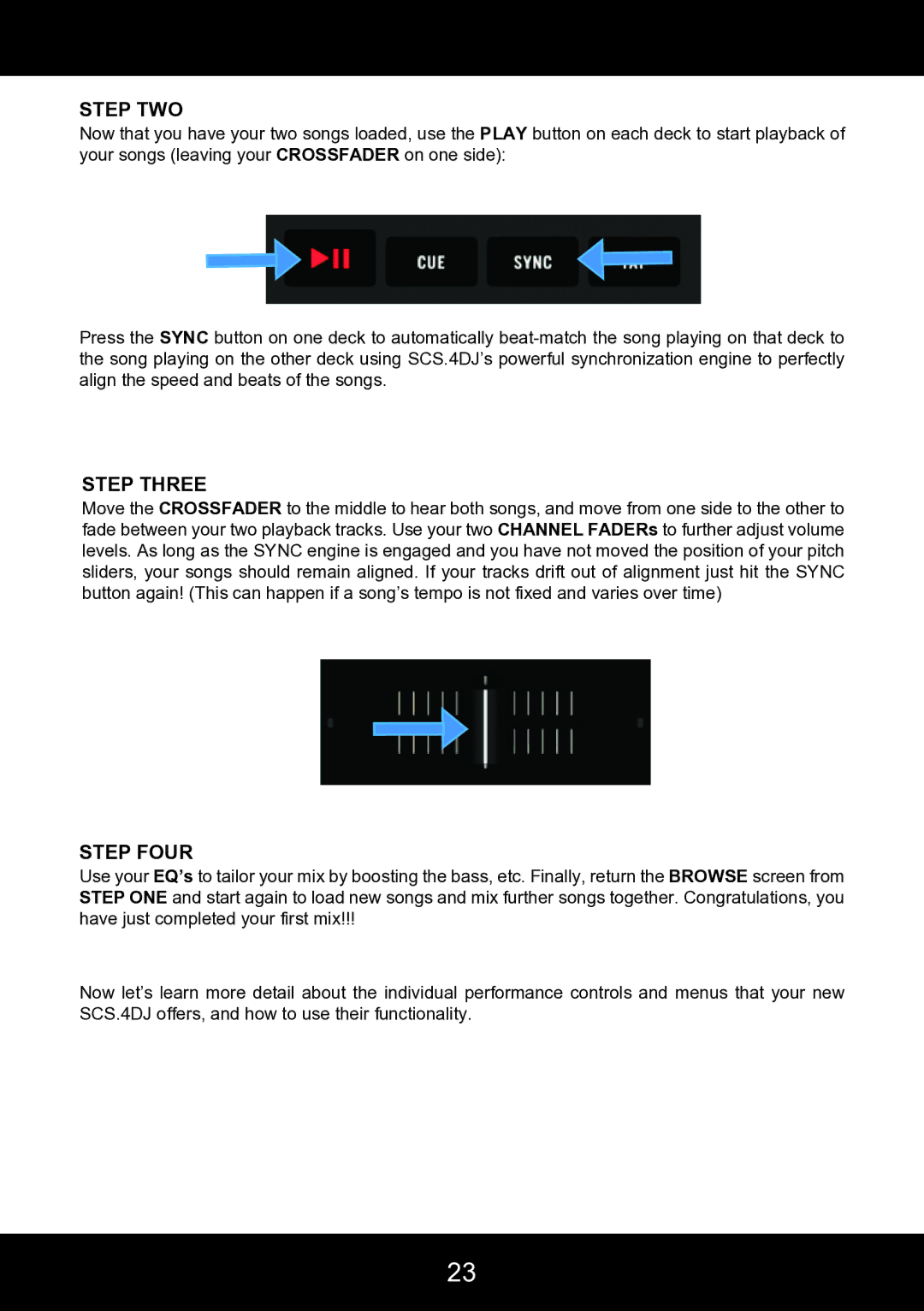 Stanton SCS.4DJ user manual Step TWO 