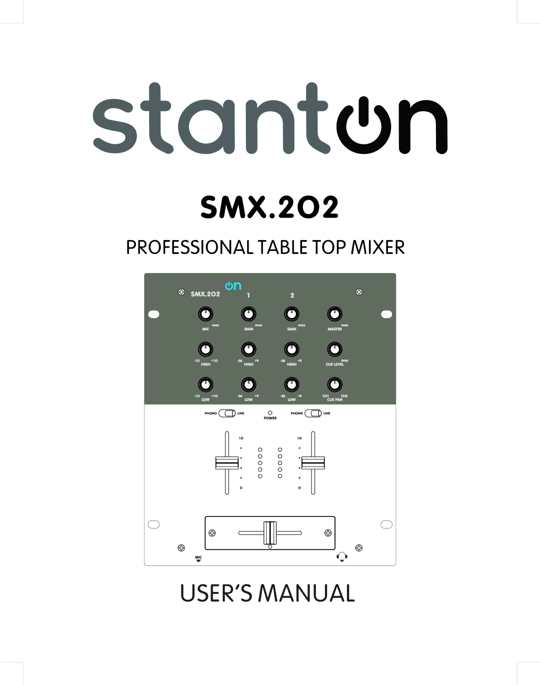 Stanton SMX.202 manual 