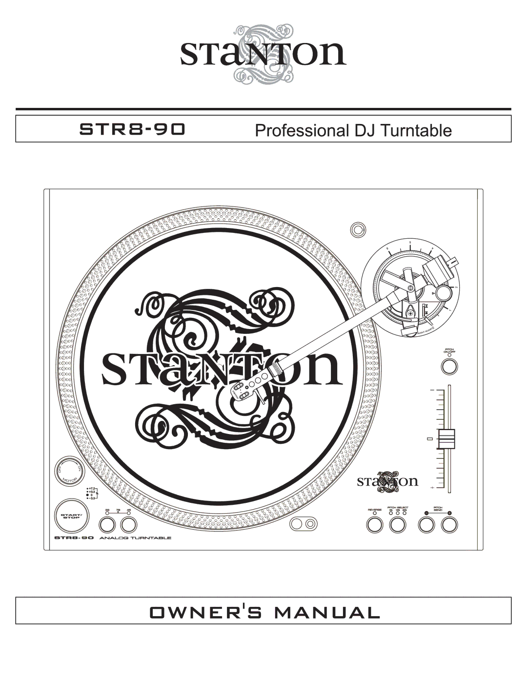 Stanton STR8-90 manual 