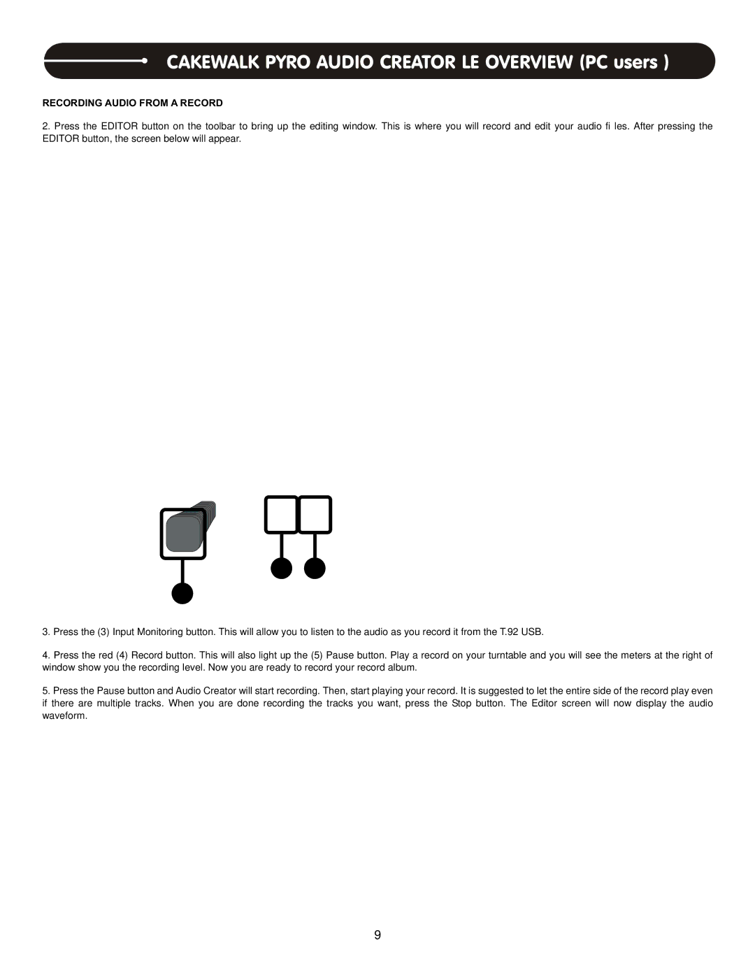 Stanton T.62 user manual  , Recording Audio from a Record 