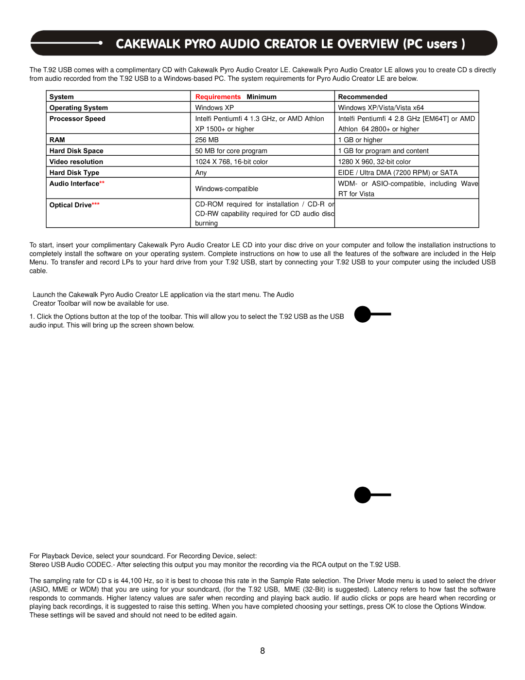 Stanton T.62 user manual Ram 