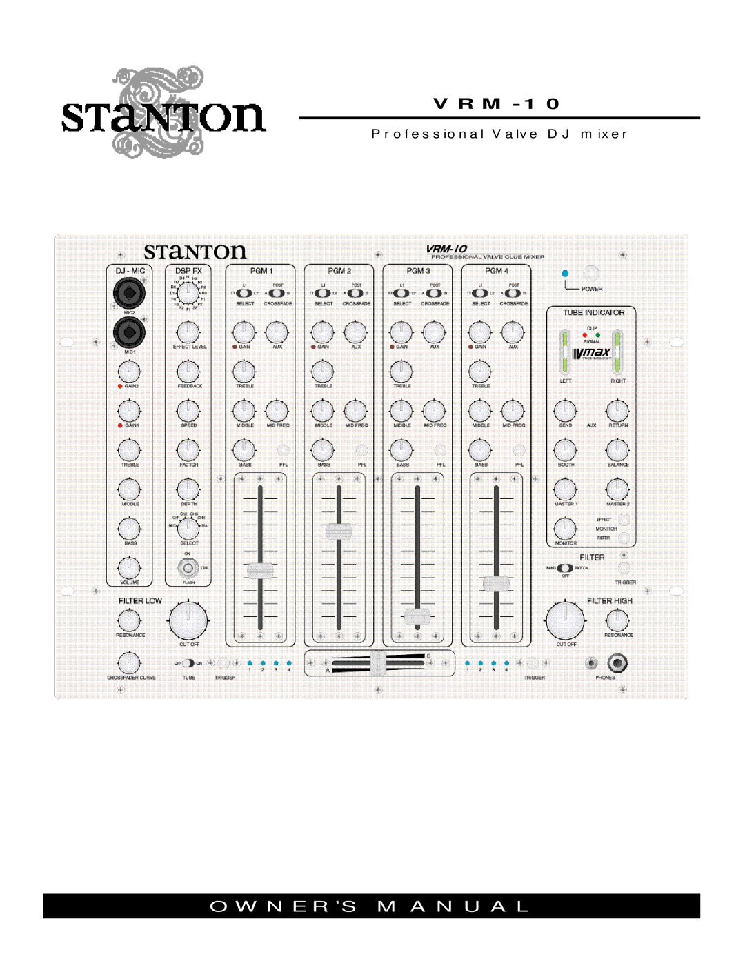 Stanton VRM-10 owner manual 