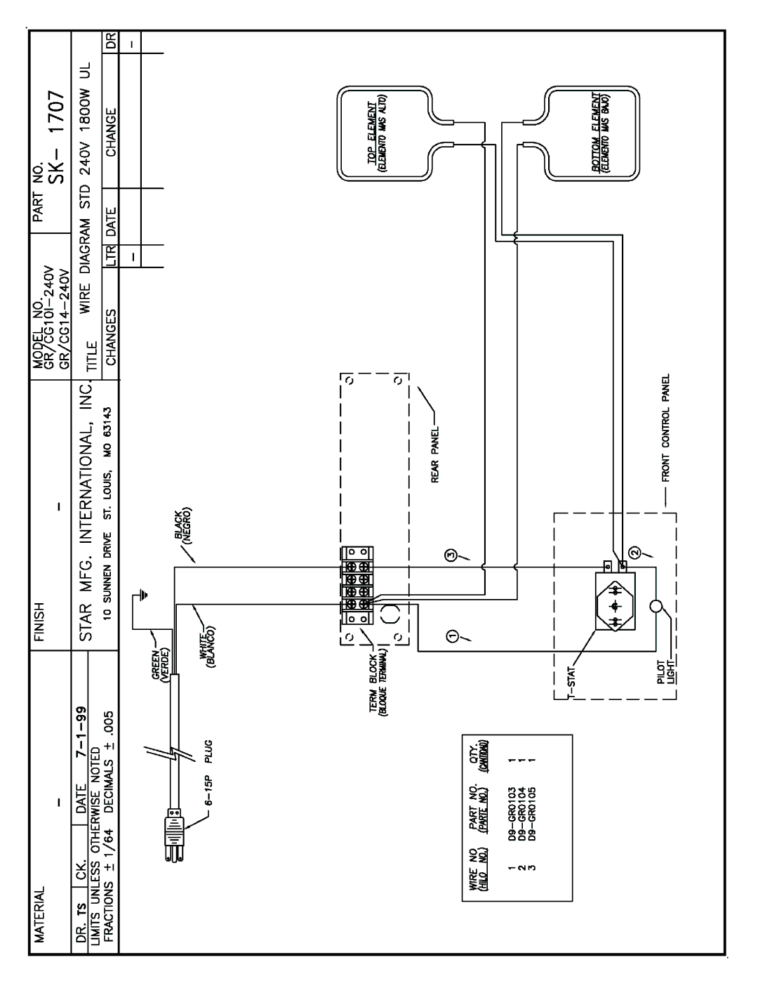 Star Manufacturing CG28, GR28, CG10, GR10 manual 