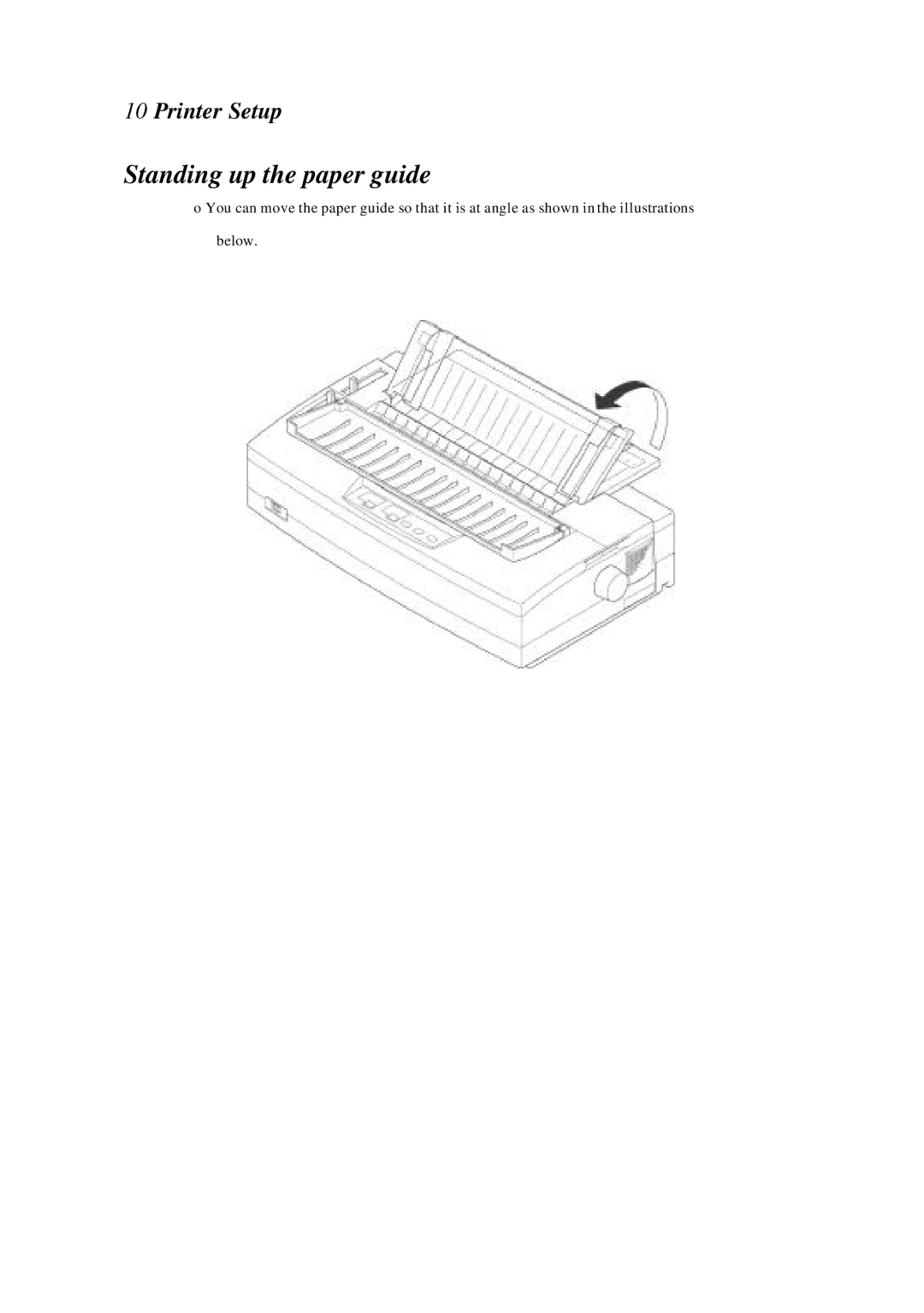 Star Manufacturing LC-4522 user manual Standing up the paper guide 