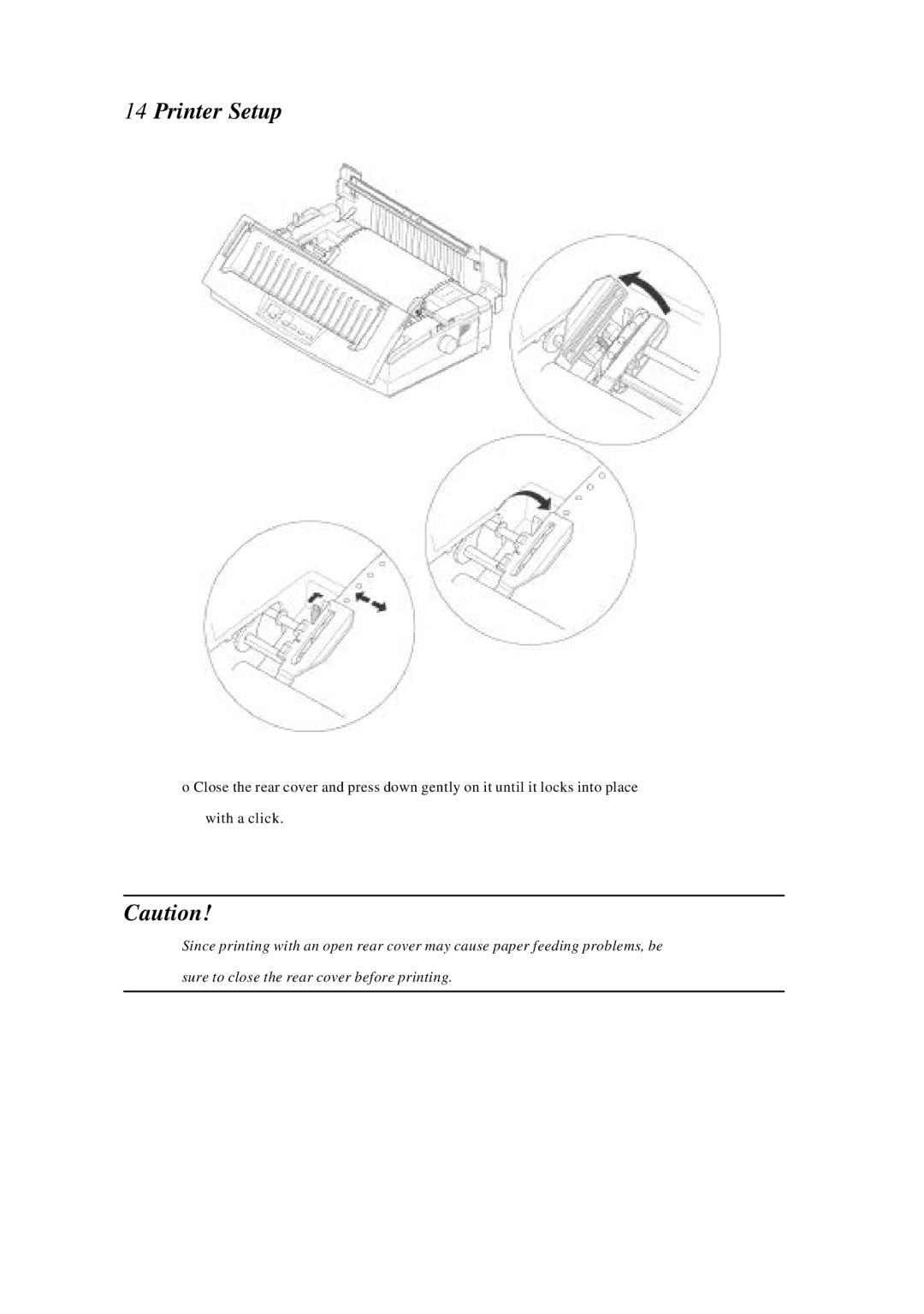 Star Manufacturing LC-4522 user manual Printer Setup 