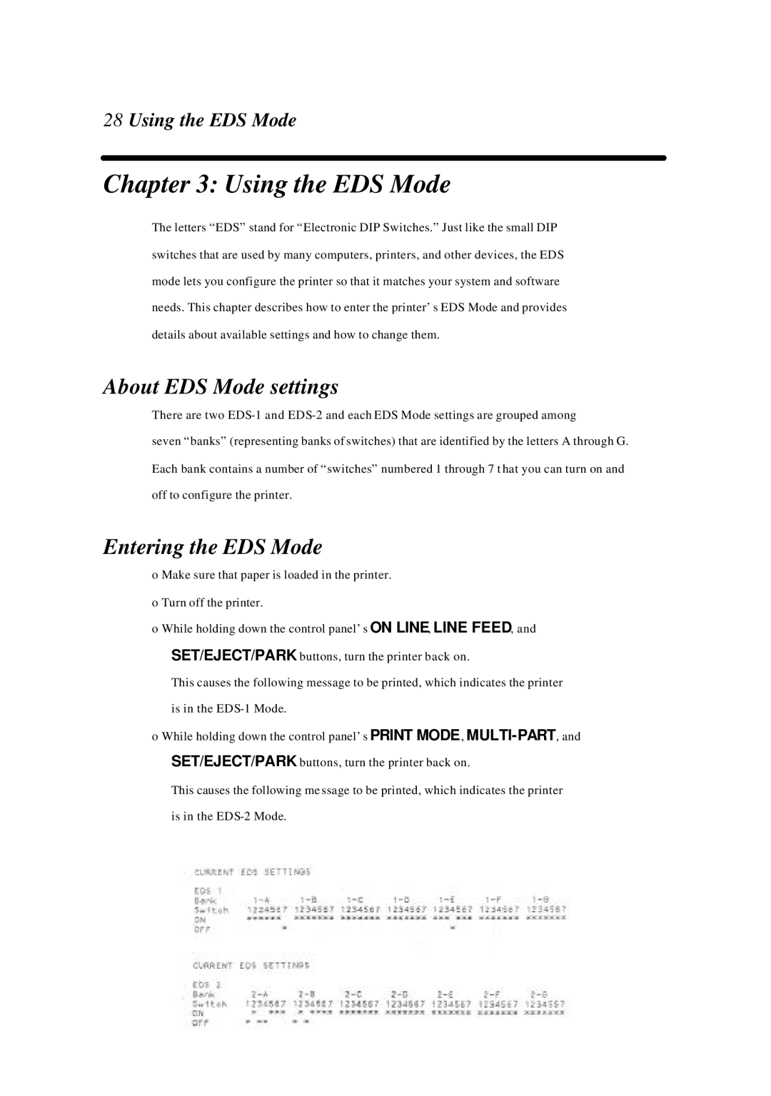 Star Manufacturing LC-4522 user manual About EDS Mode settings, Entering the EDS Mode, Using the EDS Mode 