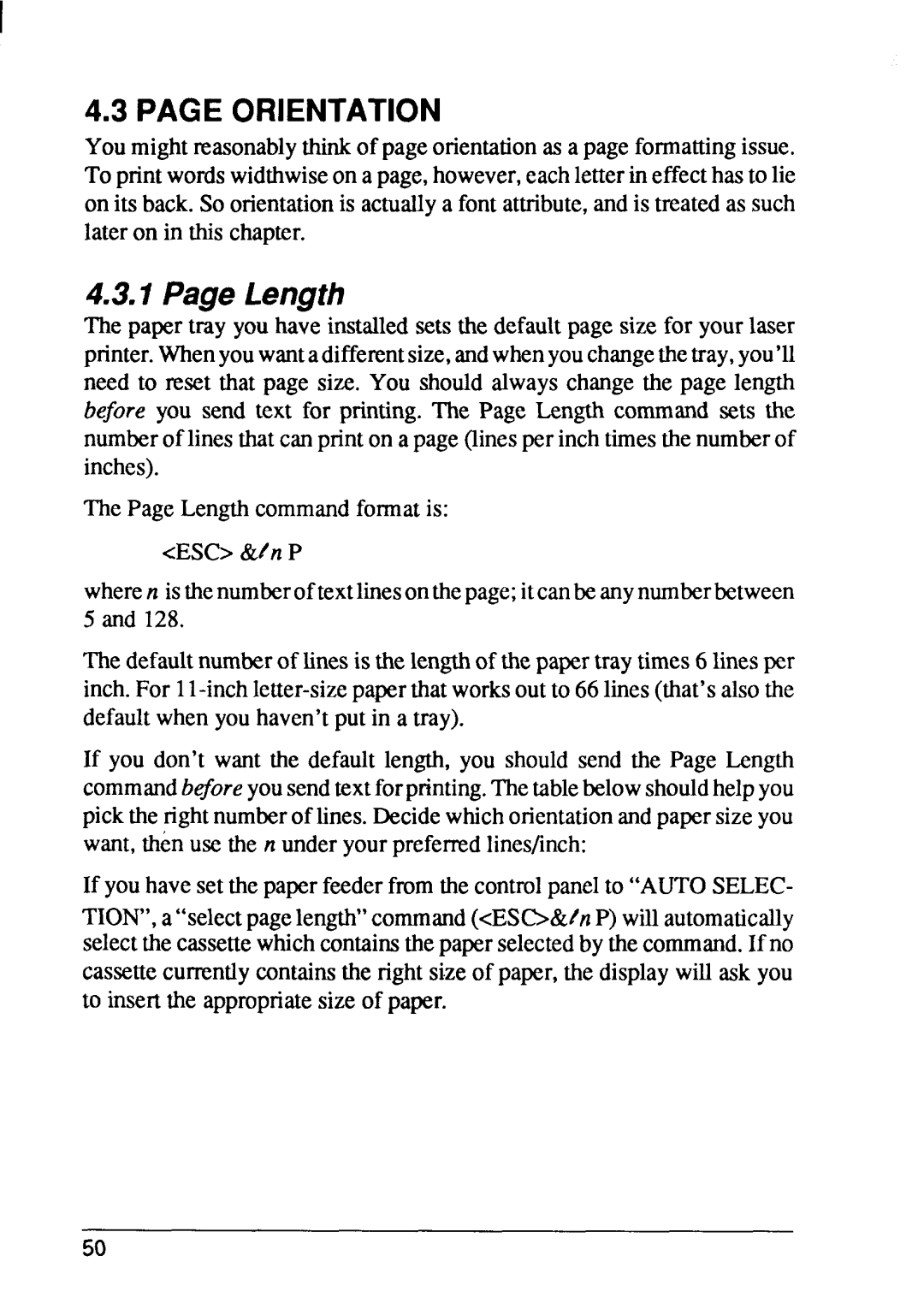 Star Micronics 4 manual Length 