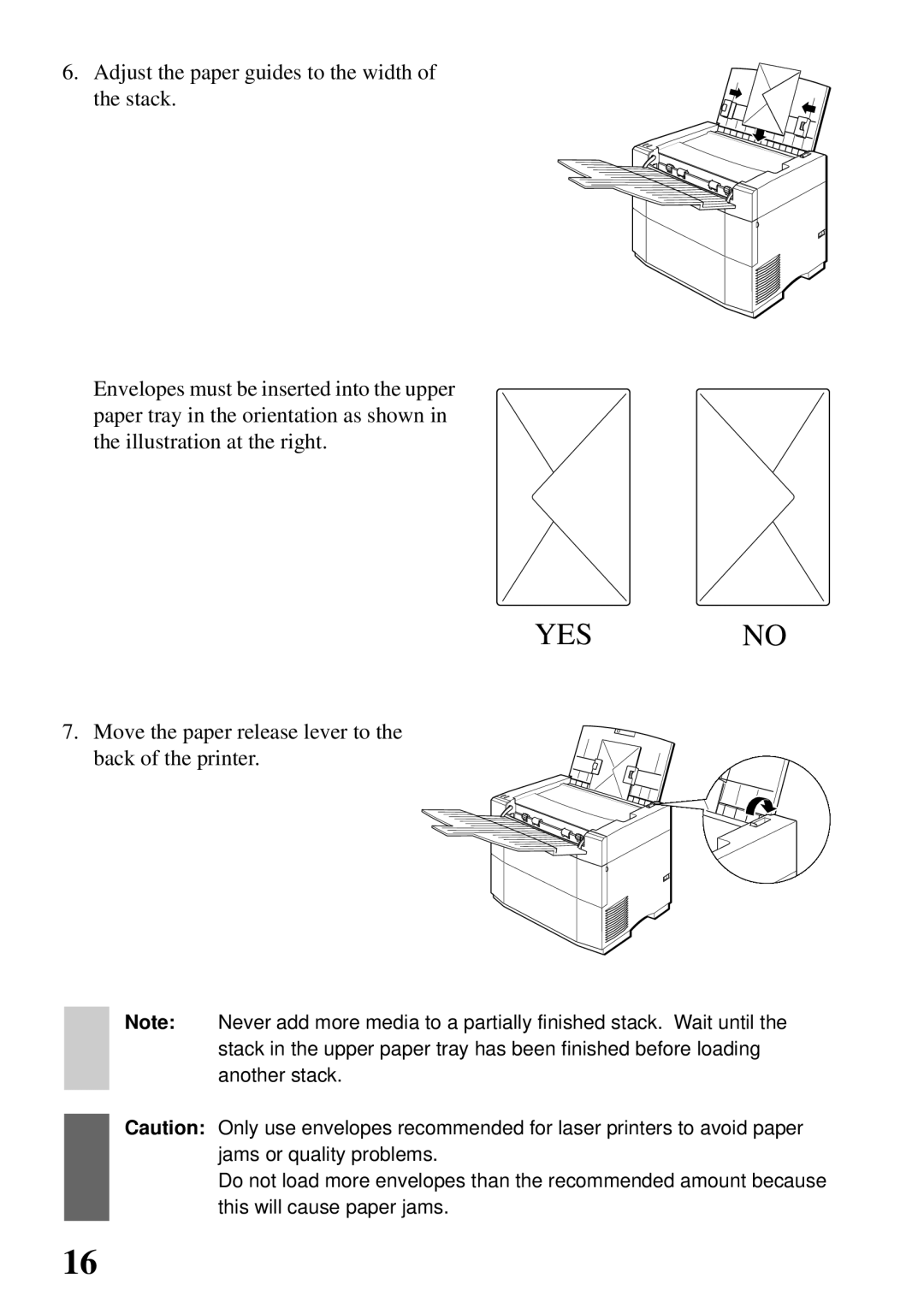 Star Micronics 4000 user manual Yesno 