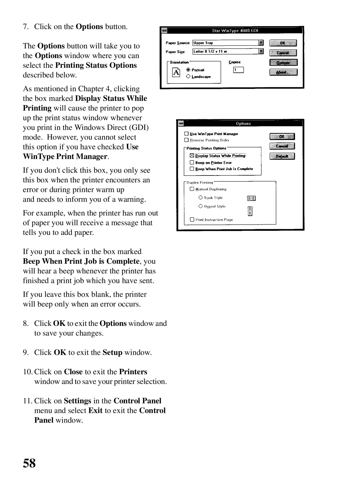 Star Micronics 4000 user manual 