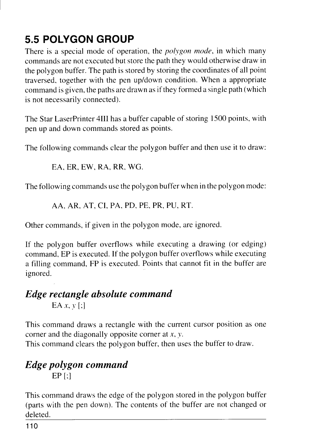 Star Micronics 4111 manual A c, Aa, Ar, At, Ci, Pa, Pd, Pe, Pr, Pu, Rt 