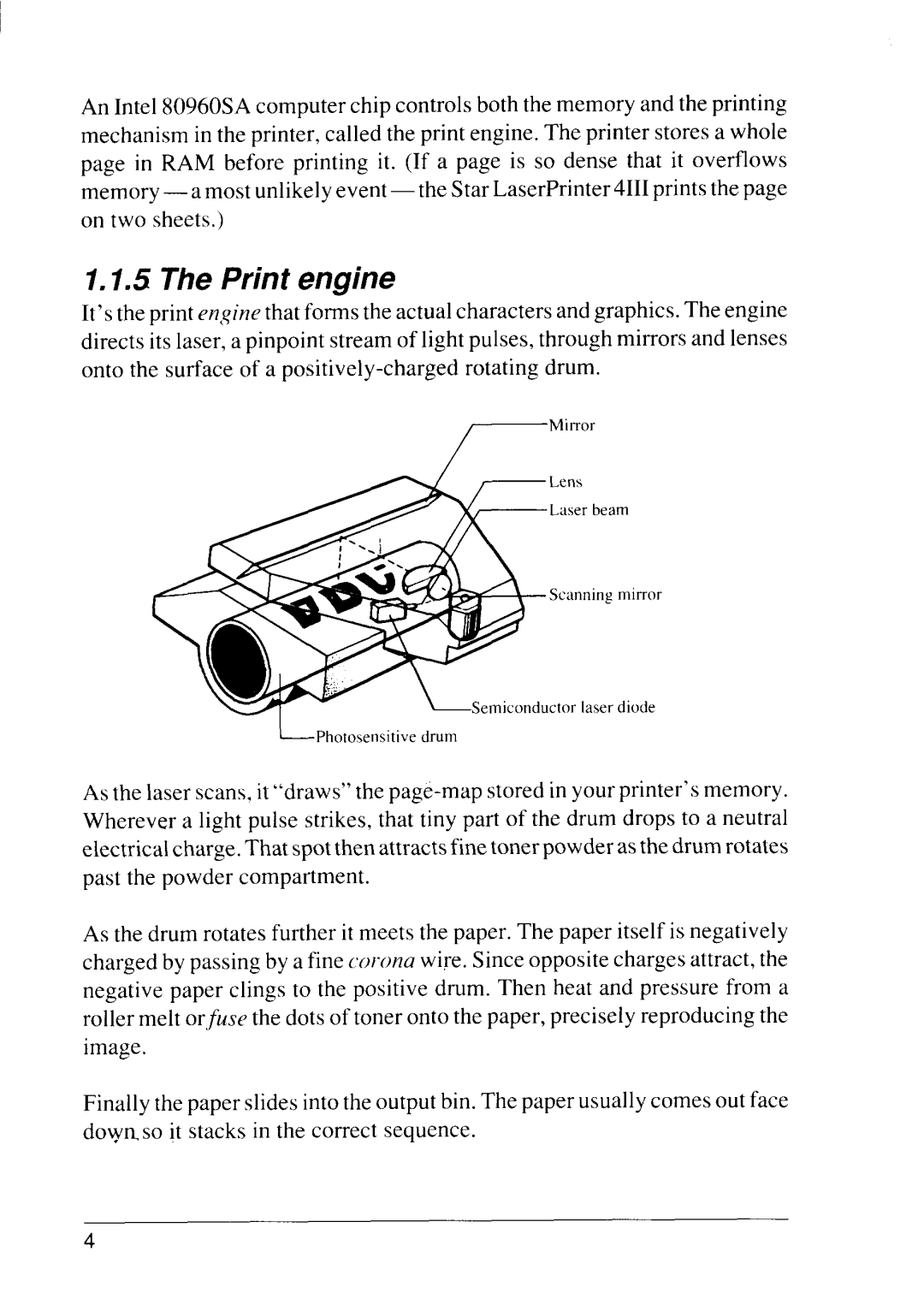 Star Micronics 4111 manual Rir, Print engine 