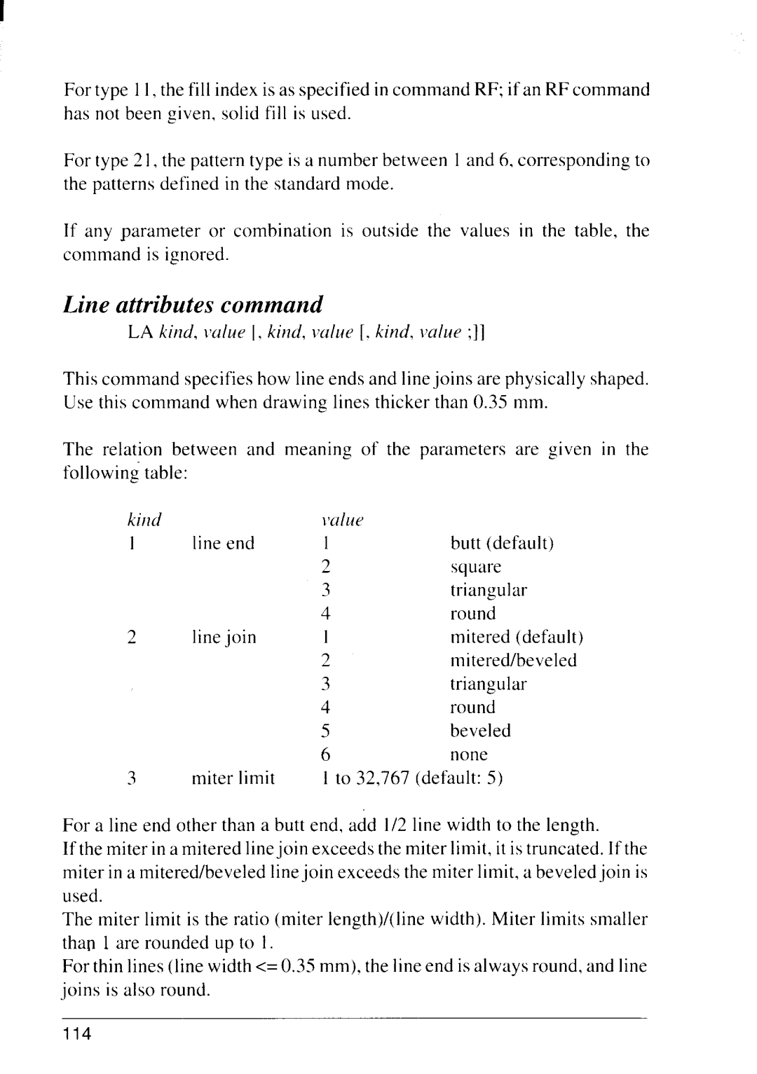 Star Micronics 4111 manual LA kind, ~’alue, kind, value . kind, value 