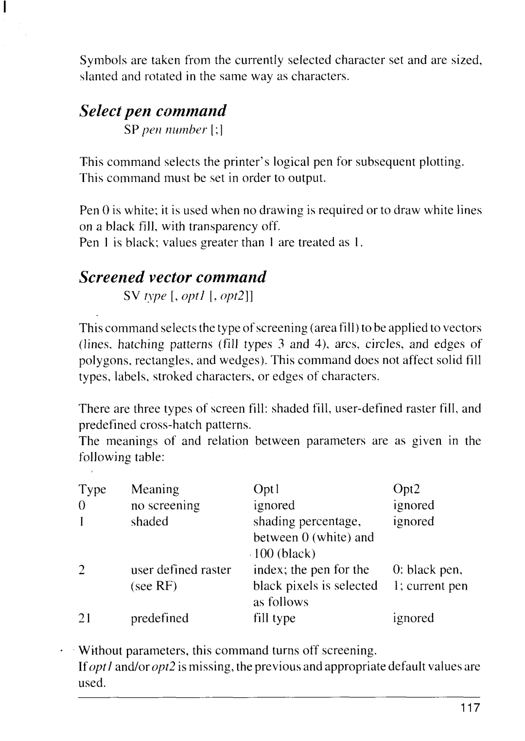 Star Micronics 4111 manual SP pelnumber, SV hpe , optl , opt2 