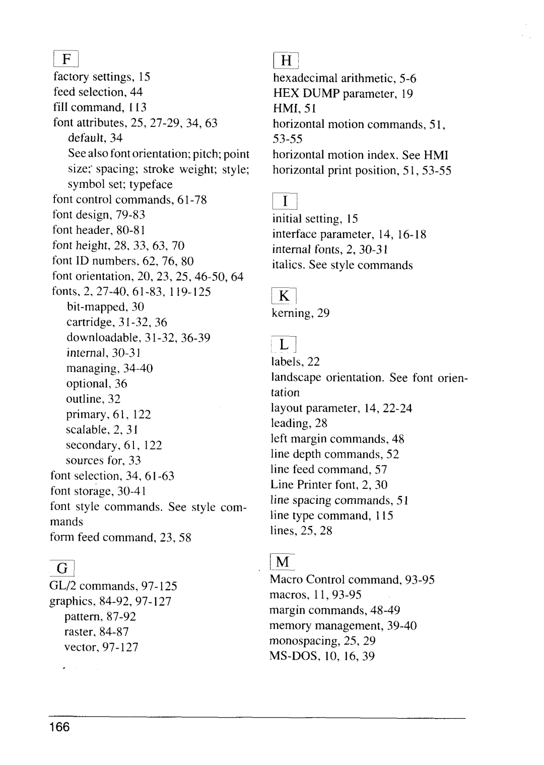 Star Micronics 4111 manual Font IDnumbers62,76,80 