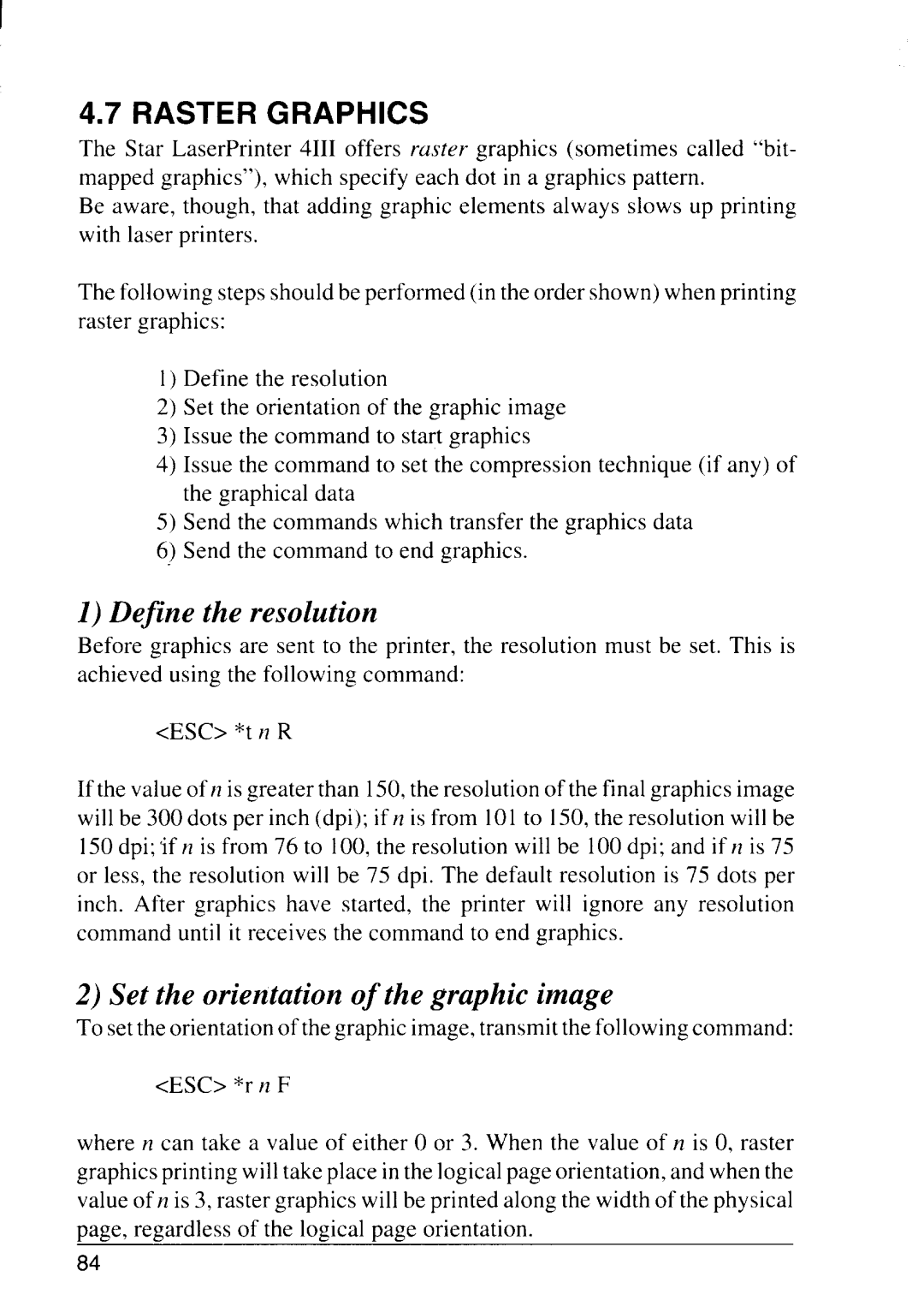 Star Micronics 4111 manual 