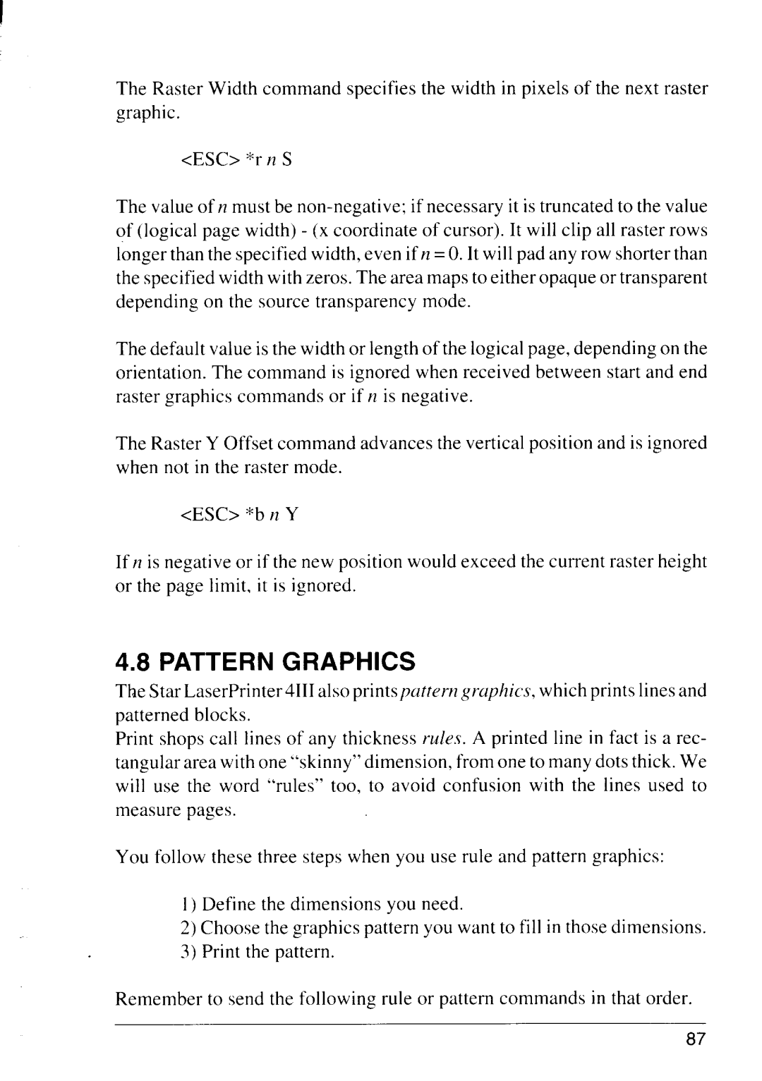 Star Micronics 4111 manual 