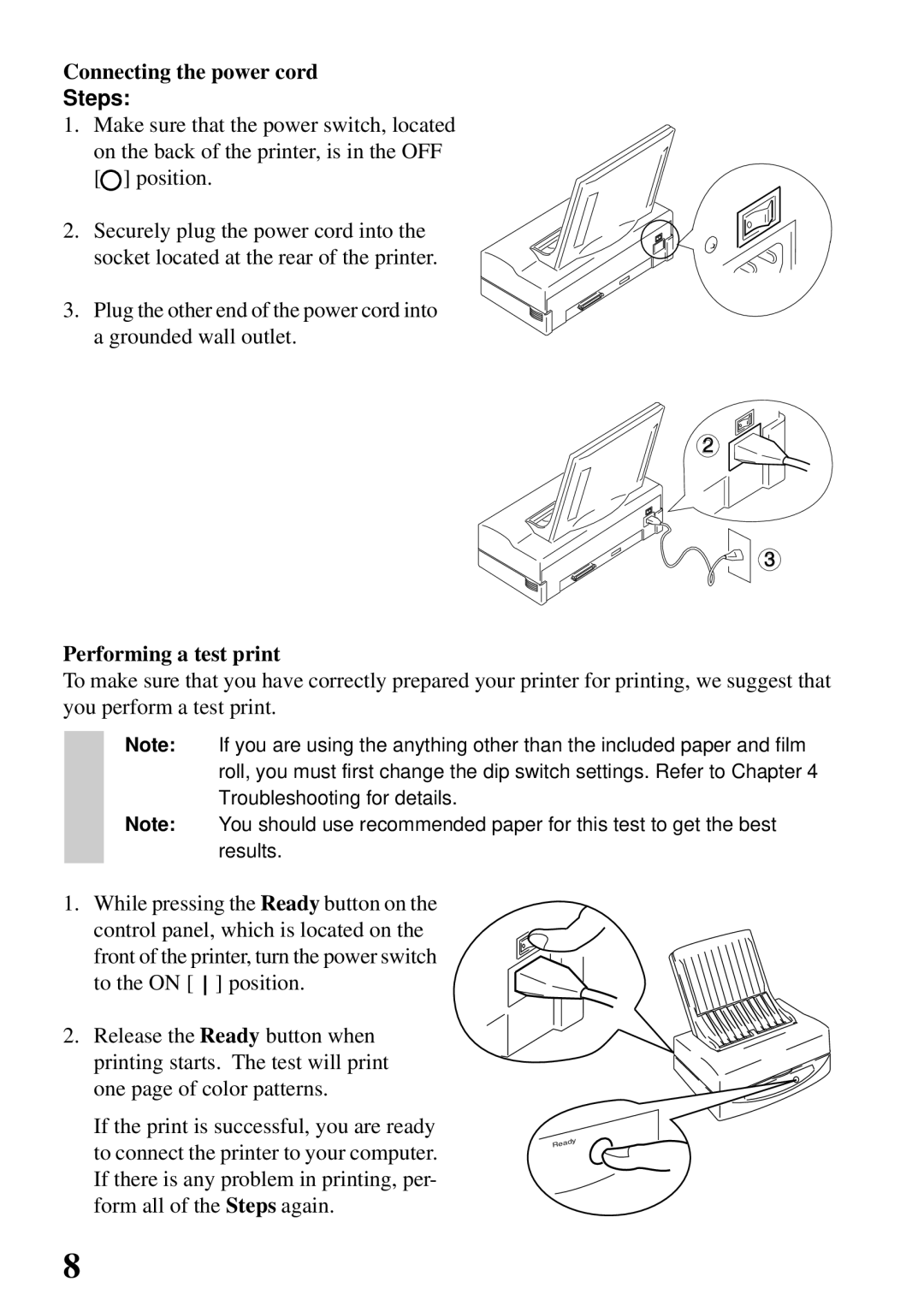 Star Micronics 800C user manual Steps 