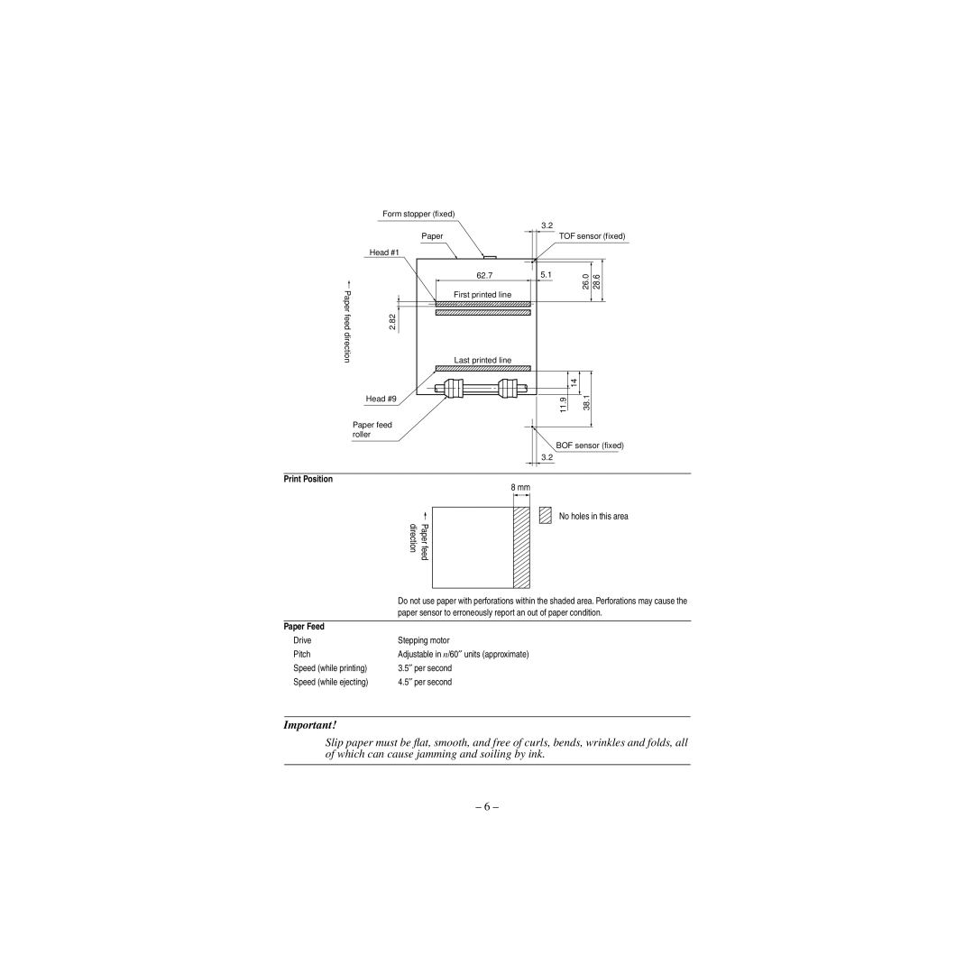 Star Micronics CBM-820 manual Print Position, Paper Feed 