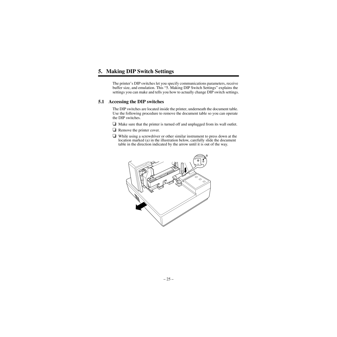 Star Micronics CBM-820 manual 