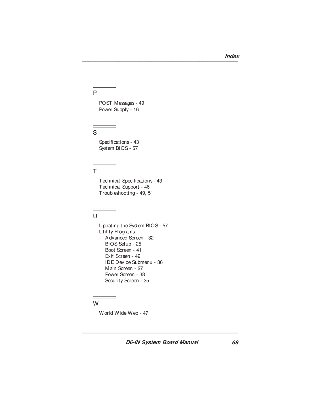 Star Micronics D6-IN manual 