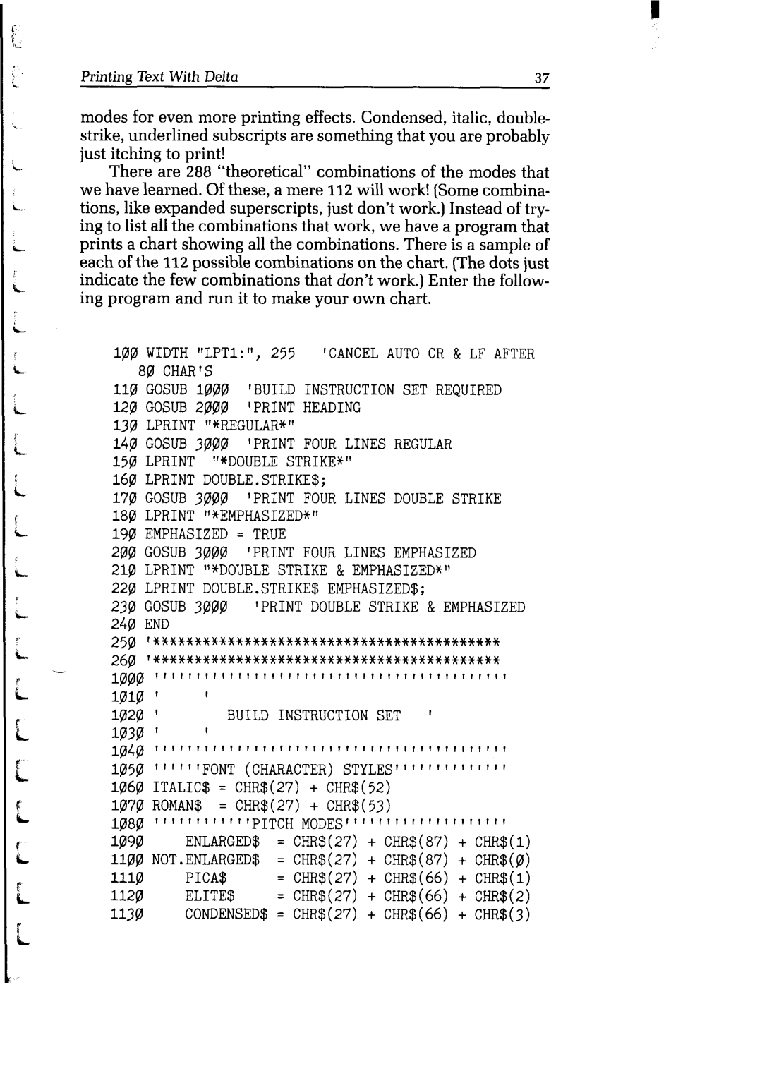 Star Micronics Delta user manual Build Instructionset 