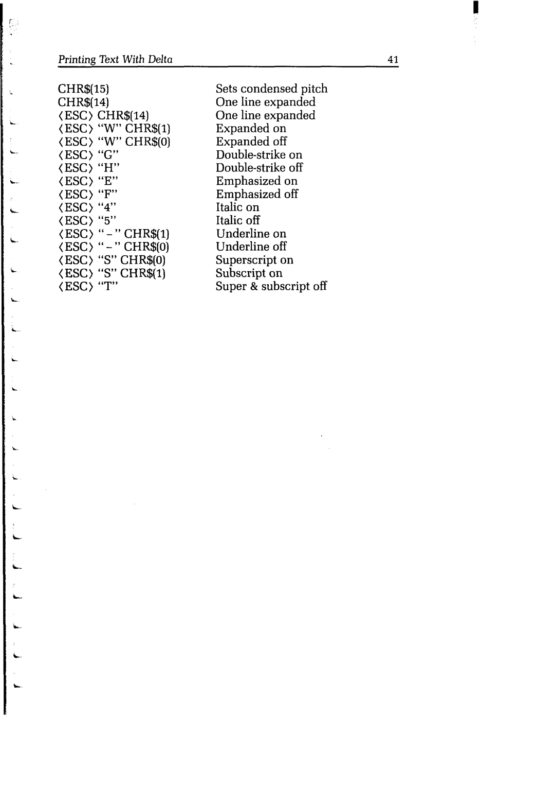 Star Micronics Delta user manual 