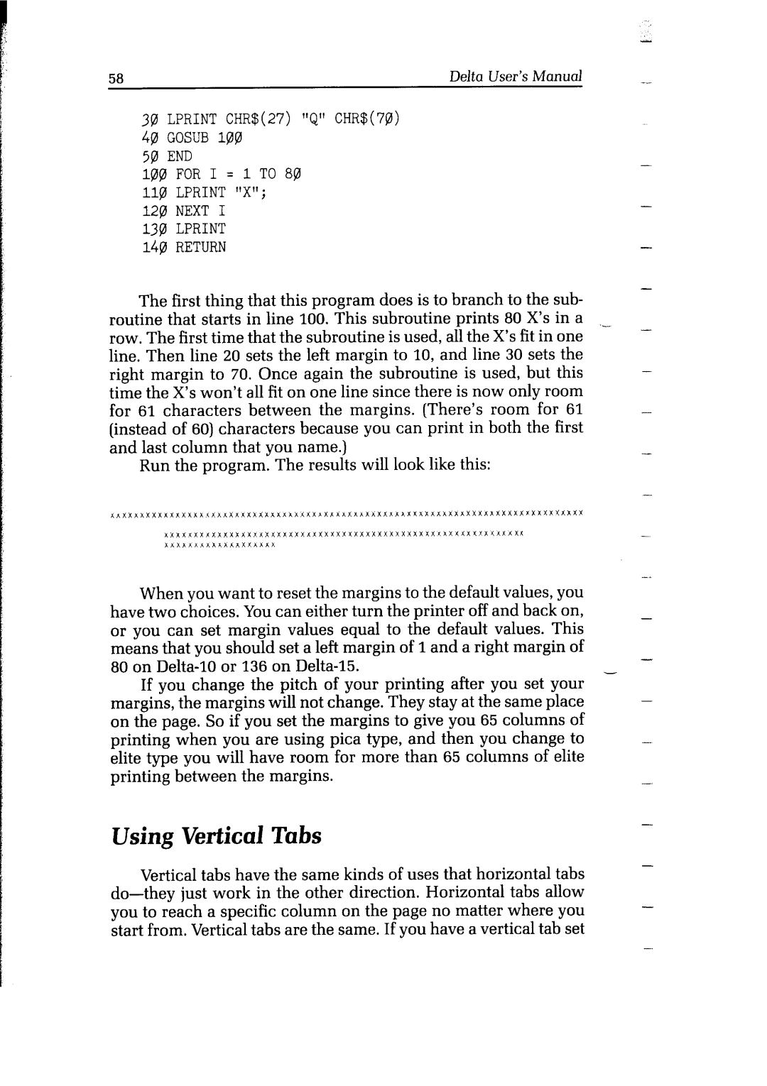 Star Micronics Delta user manual 5B END, 13@ Lprint Return 