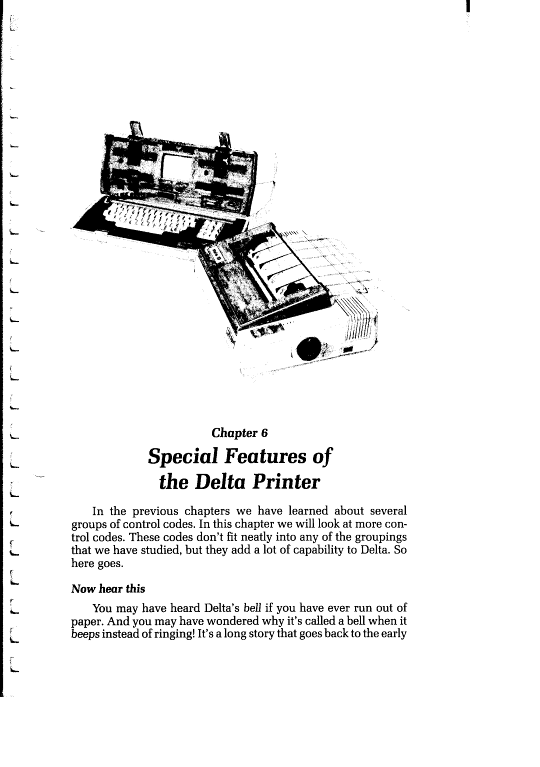 Star Micronics Delta user manual LChapter, Now hear this 