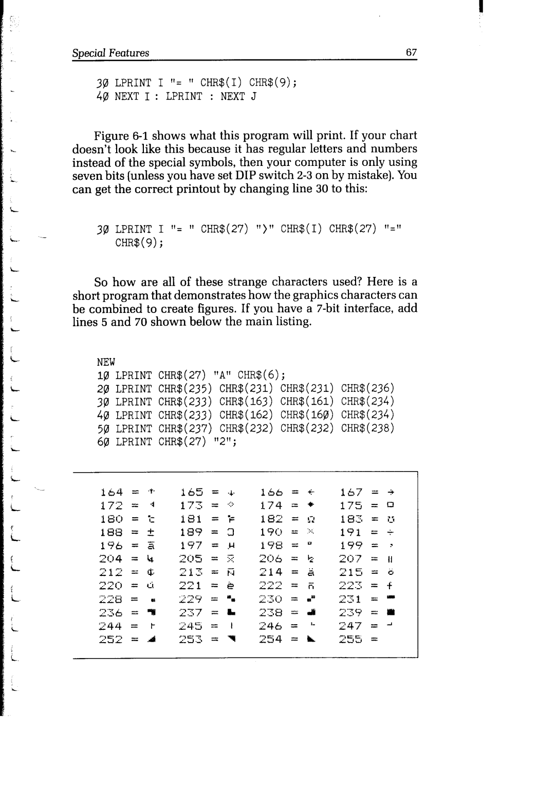 Star Micronics Delta user manual 3pl Lprint I II=11CHR$ICHR$9 4pI Next I Lprint Next J 