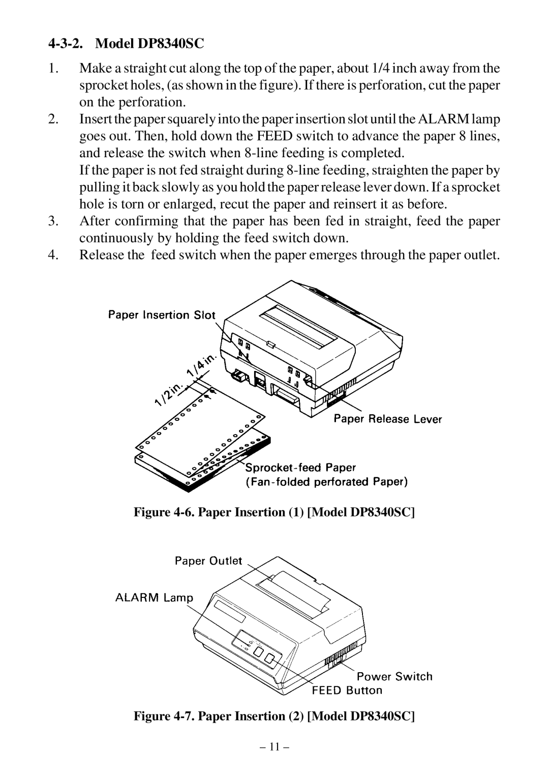 Star Micronics user manual Model DP8340SC 