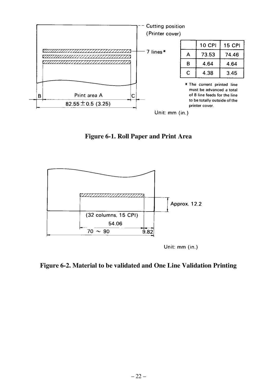 Star Micronics DP8340R user manual Roll Paper and Print Area 