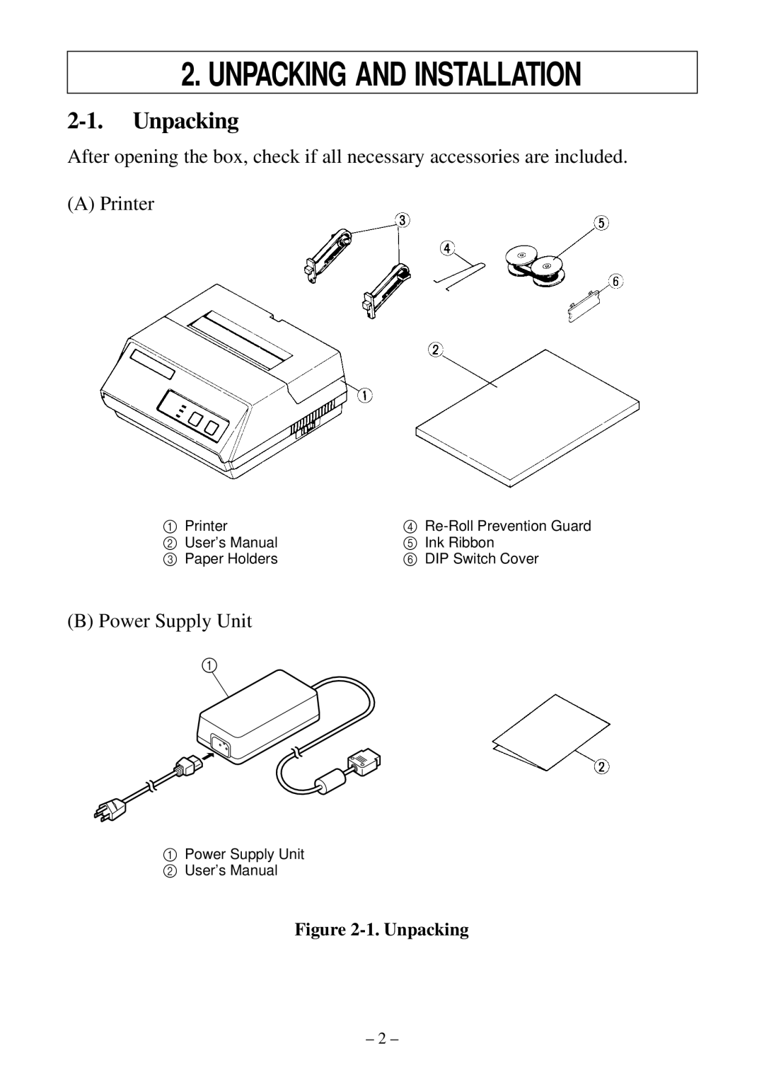 Star Micronics DP8340R user manual Unpacking and Installation 