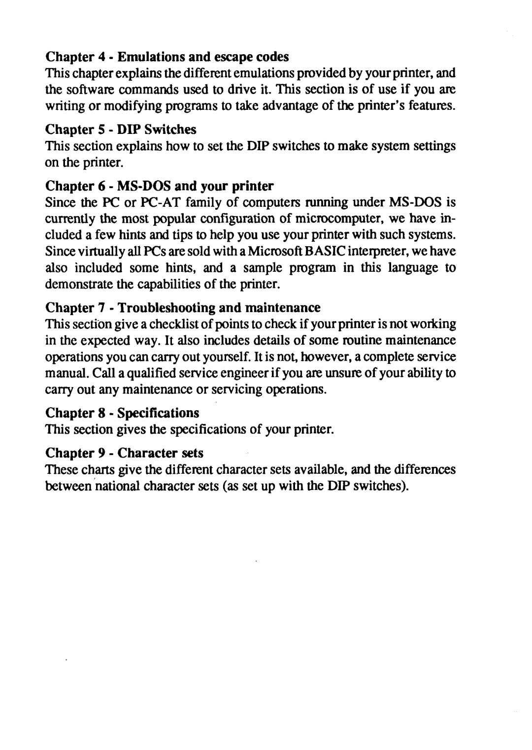 Star Micronics FR-10, FR-15 manual 