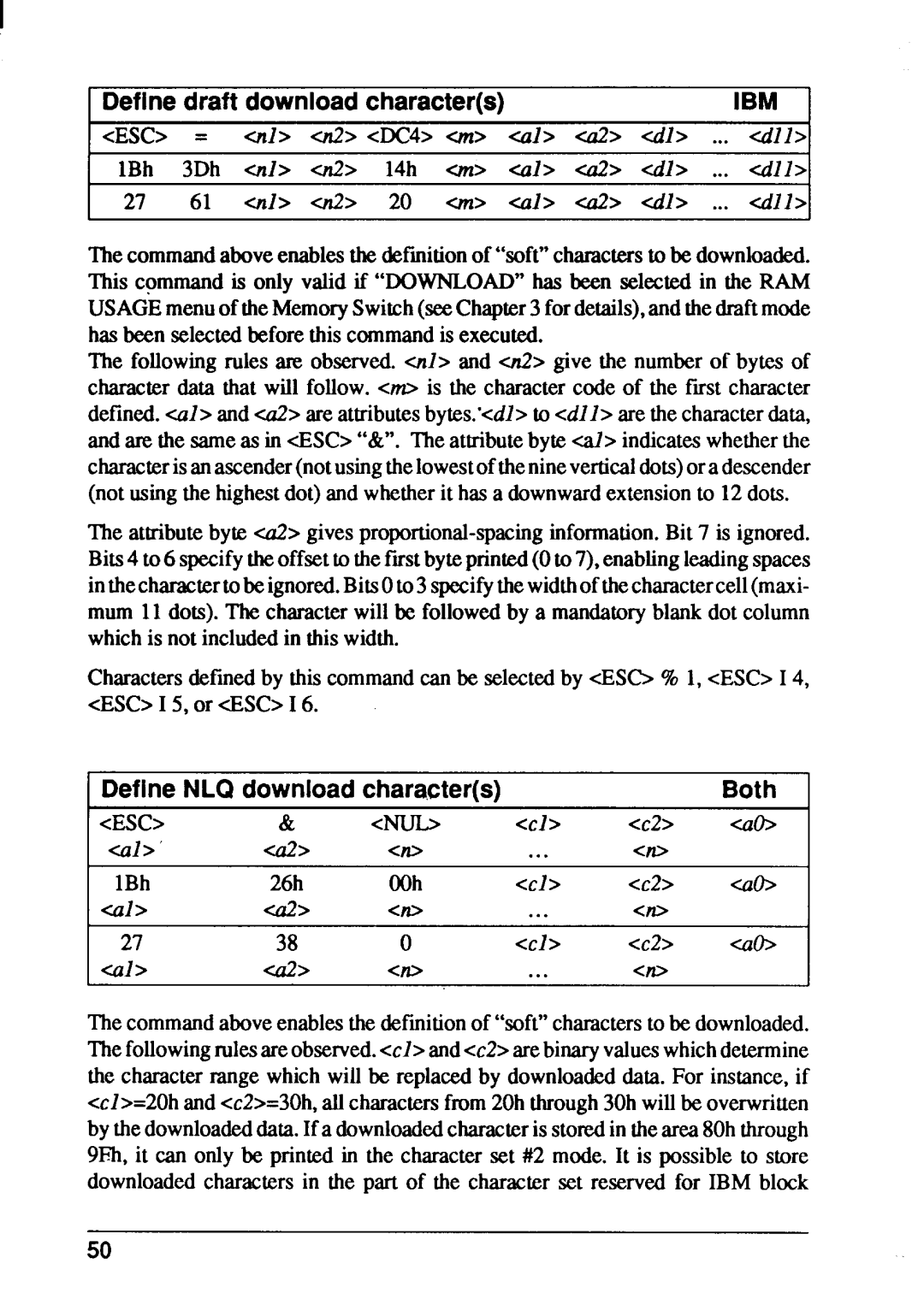 Star Micronics FR-10, FR-15 manual Ibm 