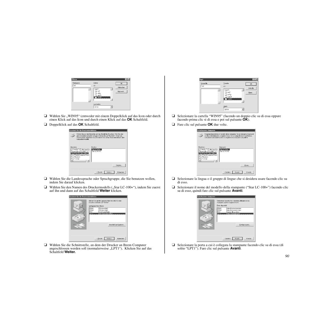 Star Micronics HL 80825321 user manual 