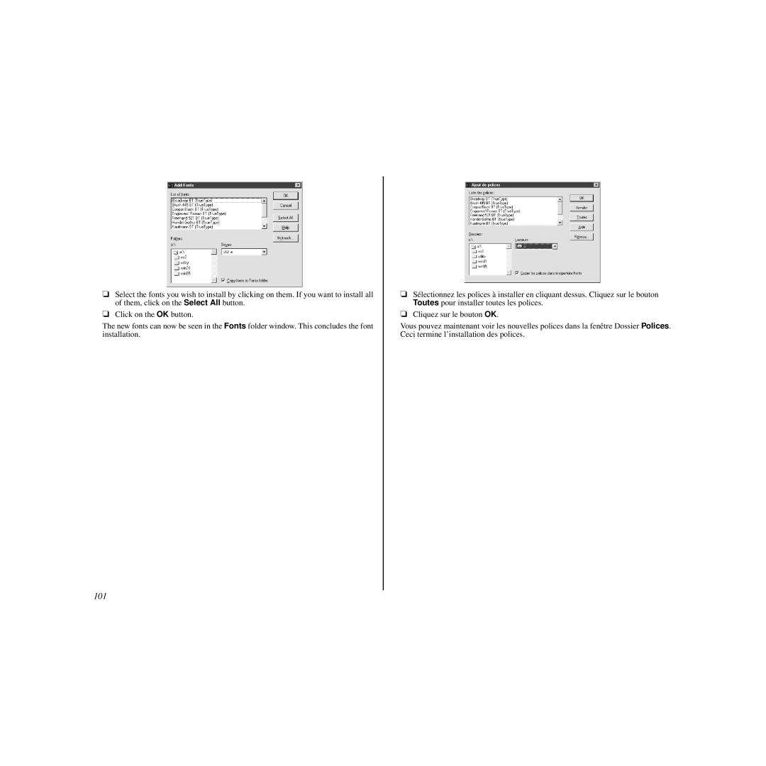 Star Micronics HL 80825321 user manual 101 