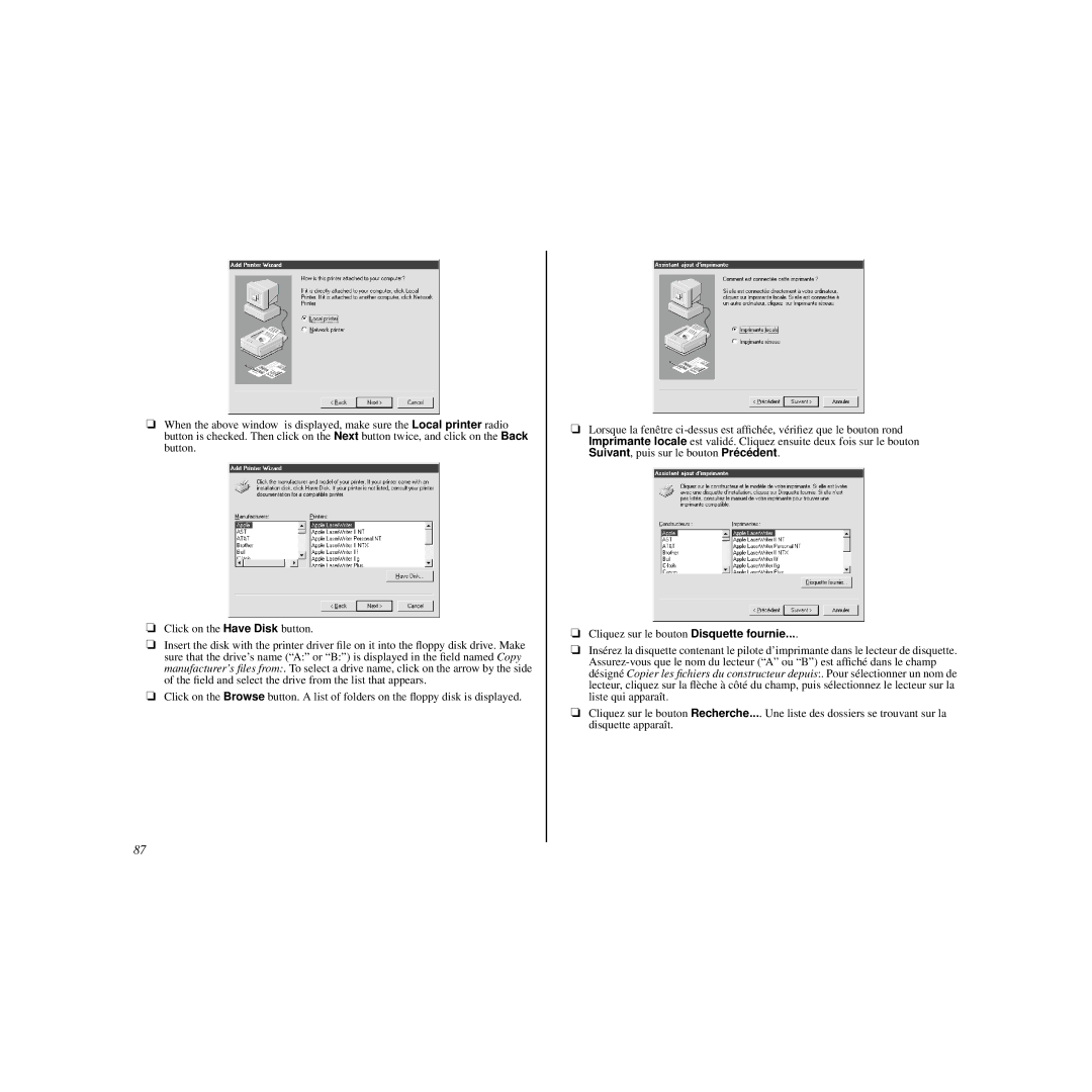 Star Micronics HL 80825321 user manual 