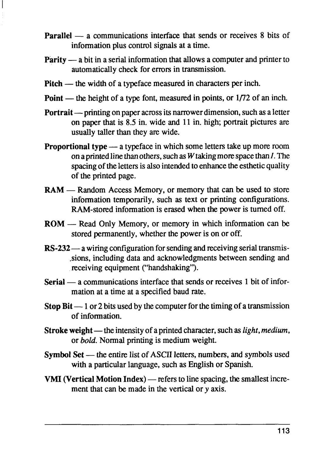 Star Micronics LaserPrinter4 manual 113 