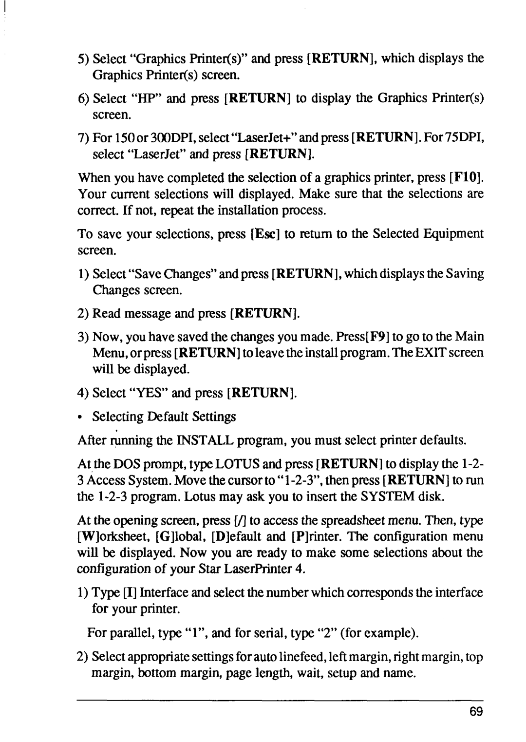 Star Micronics LaserPrinter4 manual 