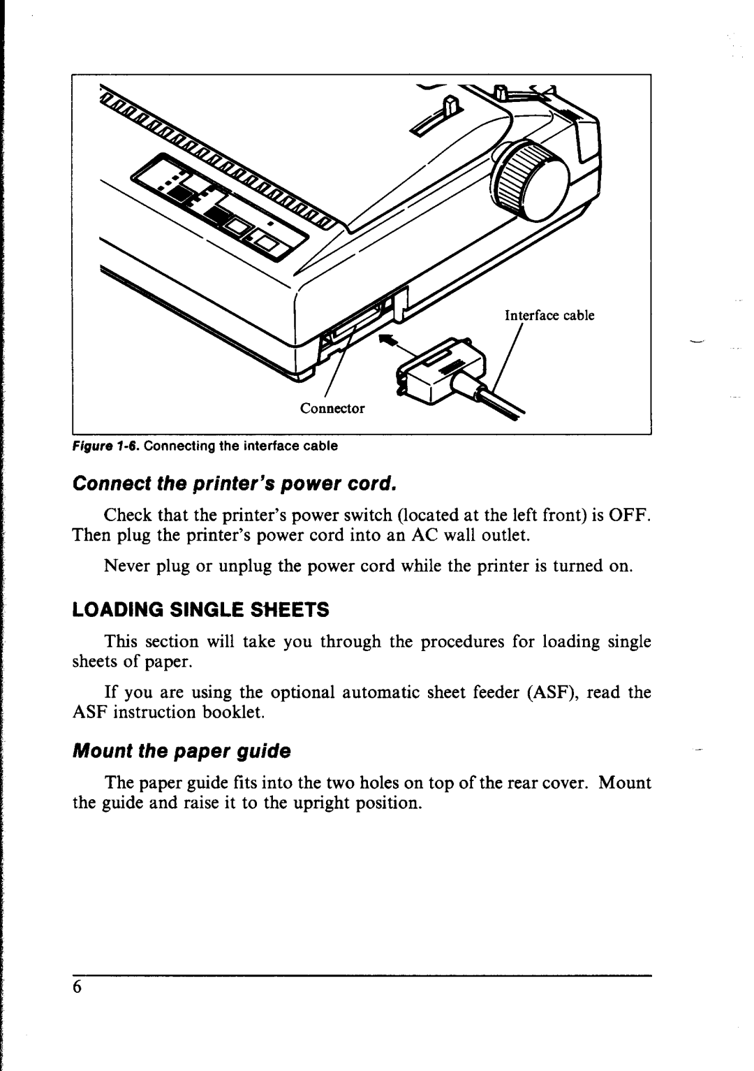 Star Micronics lC-10 user manual Loading Single Sheets 