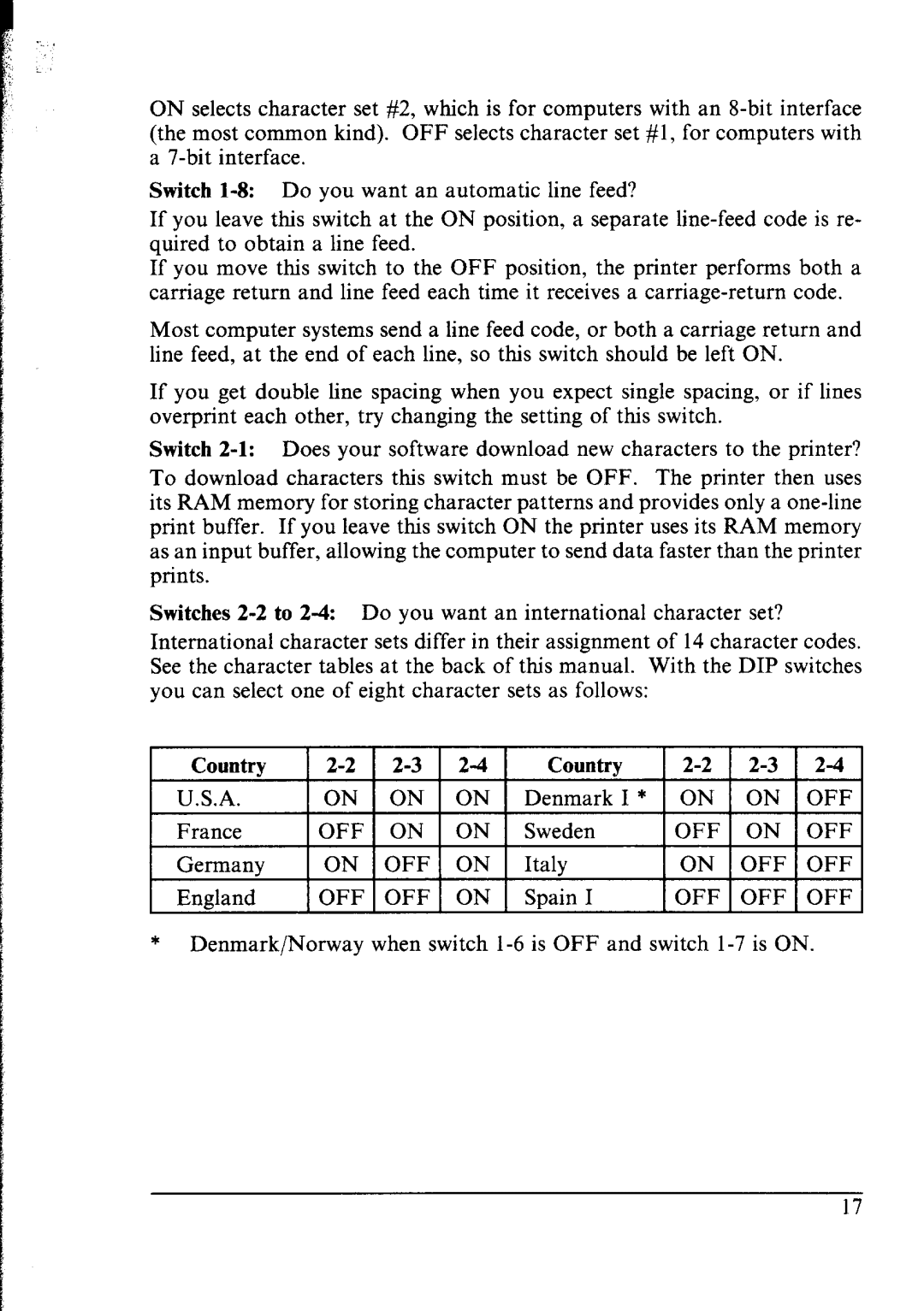 Star Micronics lC-10 user manual 