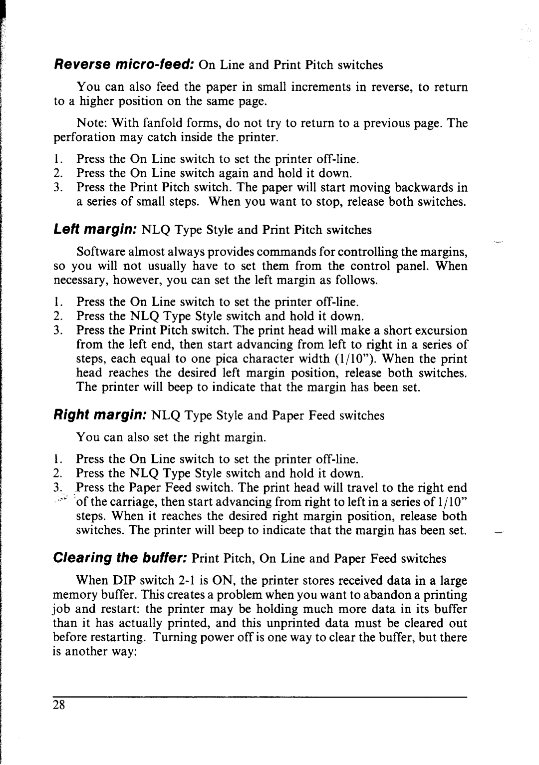 Star Micronics lC-10 user manual 